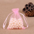 Custom 5x7cm 7x9cm 8x10cm 9x12cm 10x12cm Drawstring Organza Bags Jewelry Packaging Bag Gift Mesh Pouch