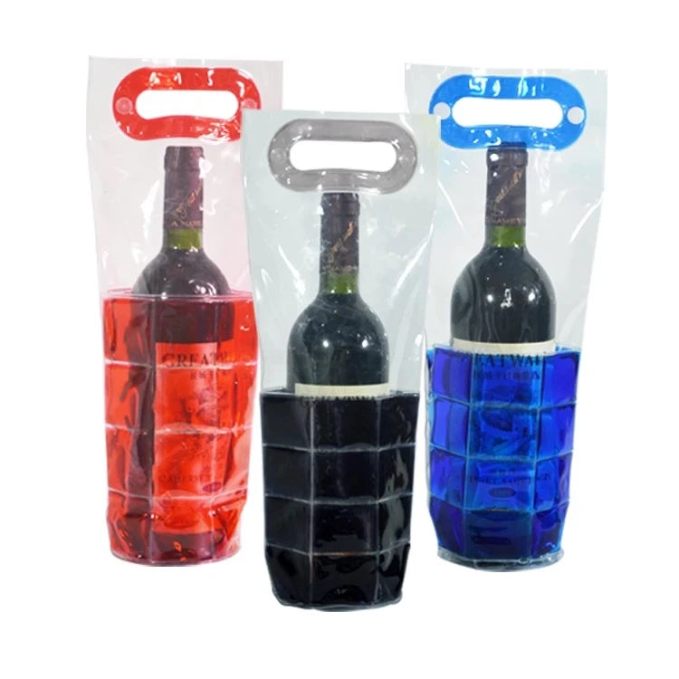 Trending Promotional Wine Cooler Tote Bag with Gel Ice Pack
