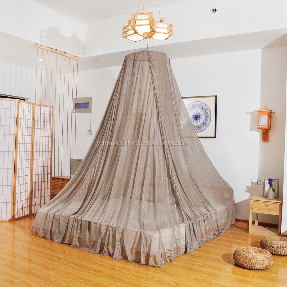 BLOCK EMF 100% Coated Silver Fiber Faraday Bed Canopy RFID Shielding Mosquito Net