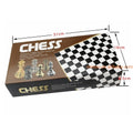 Factory Price Metal Chess Set Foldable Wooden Chess Board Zinc Alloy Chess Pieces Family Funny Other Game Accessories