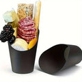 Disposable Black paper cup for French fries