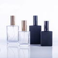 Wholesale Empty clear 50 ml Glass Perfume Spray Bottle with Pump Perfume Bottle Screw Neck