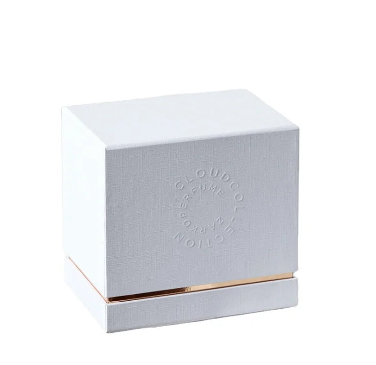 Luxury Custom Design Packaging Gift Perfume Box Square Cube Pull Out Paper Drawer Box For fragrance