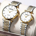 CHENXI 072 Fashion Couple Watch Simple Full Steel Men Quartz Watches  Luxury Stainless Steel Waterproof Women Bracelet Jewelry