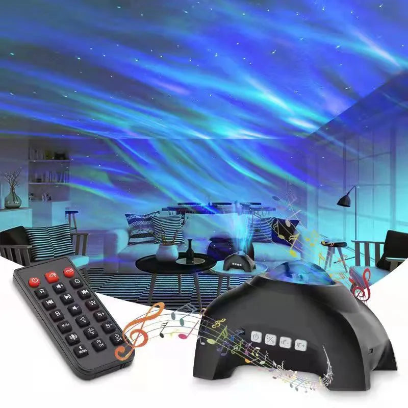 New Arrival WPGP HJ-XKD09 Dream Aurora Music Lamp Star Christmas Light galaxy Projector Starry Sky Projector