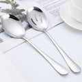Wholesale 410 Stainless Steel Tableware for Restaurant Western Cuisine Hotels Metal Fork Soup Spoons for Shared Vegetable