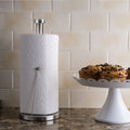 New Design Bathroom Tissue Roll Holder Free Standing Toilet Kitchen Paper Holder with Clip