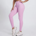 New Arrivals Solid Color Gym Sports Leggings Custom Logo Yoga Leggings for Women