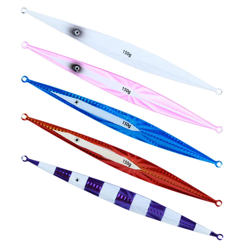 Top Right 100g 150g 200g 250g 300g 350g Jig078 Luminous Slow Pitch Metal Lead Vertical Jig Lure With Saltwater Slow Fall Jig
