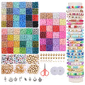 WholesaleHot Selling 72 Color 10800 Flat Polymer Soft Clay Beads DIY Handmade Necklace Bracelet Set Box