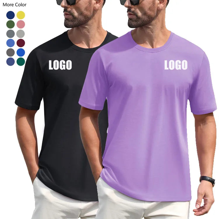 Sport Workout t Shirts Short Sleeve Cotton t Shirt Custom t Shirt Manufacturer Cotton Short Sleeved T-shirt for Men