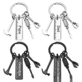 BM Custom Promotion Gift Wrench Screwdriver Hammer Father's Day Metal Keychain