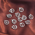 New Fashion Jewelry Pendants Necklaces 12 Constellations Sign Zodiac Pendants Charms for Necklace