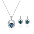 2025 Crystal 2022 Wholesale Bridal and Bridesmaid Wedding Jewelry Sets Crystal Diamond Earring Necklace Woman Jewelry Set