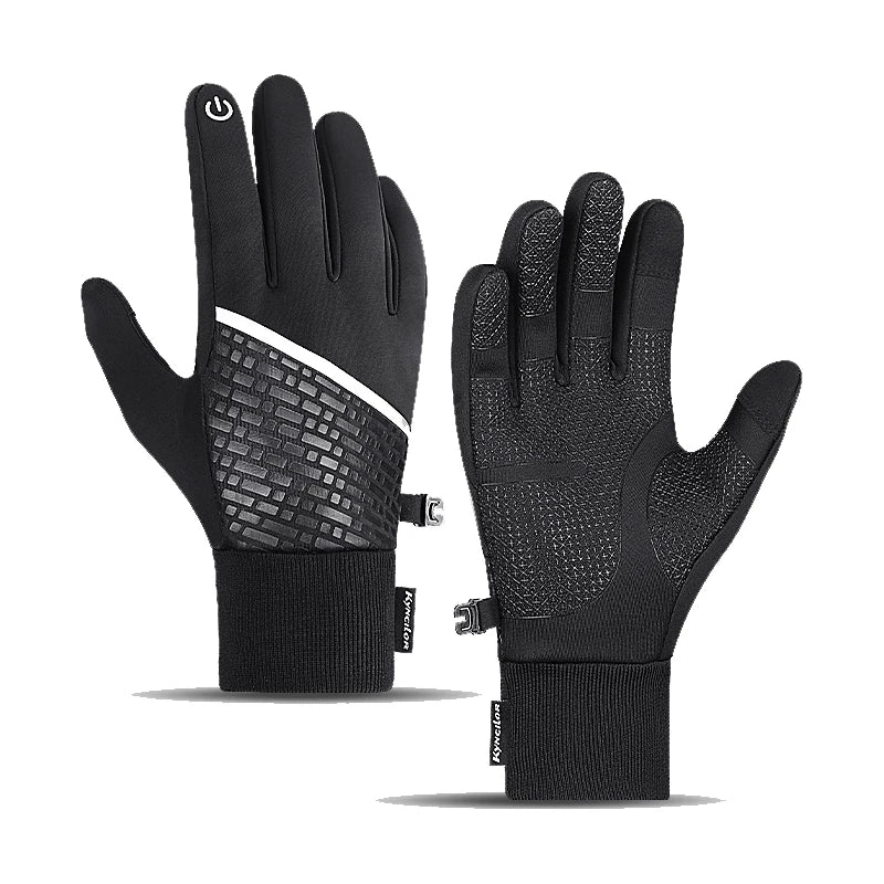 Winter Cycling Gloves Bicycle Warm Touchscreen Full Finger Gloves Waterproof Outdoor Bike Skiing Motorcycle Riding Gloves BG046
