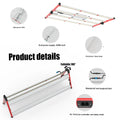 Spider High PPF 400W Full Spectrum Customizable LED Grow Light Bar 1440 LEDs Bloom Dimmable IP65 Aluminum Construction 3-Year