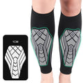 High Quality Custom Soccer Shin Guard Adult Leg Strap Brace Support Pads Honeycomb Calf Compression Sleeve Professional