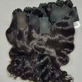 100% Unprocessed Raw Human Hair Extensions Single Donor Double Weft Natural Wavy Bundle Vietnamese Burmese Curly Bundles