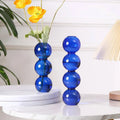 Wholesale Home Decorative Custom Coloured Large Glass Vase Handmade Single Flower Crystal Glass Vase for Wedding Occasions