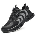 Diansen New Swivel Buckle Anti-Smashing Anti-Piercing Rubber-Plastic Sole Lightweight Flying Weaving Work Safety Shoes