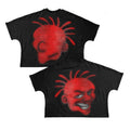 Custom LOGO Wholesale Plus Size Men's Boxy T-shirts Plain 250GSM Hearyweight Cotton DTG Streetwear Boys Cropped Boxy t Shirt Men