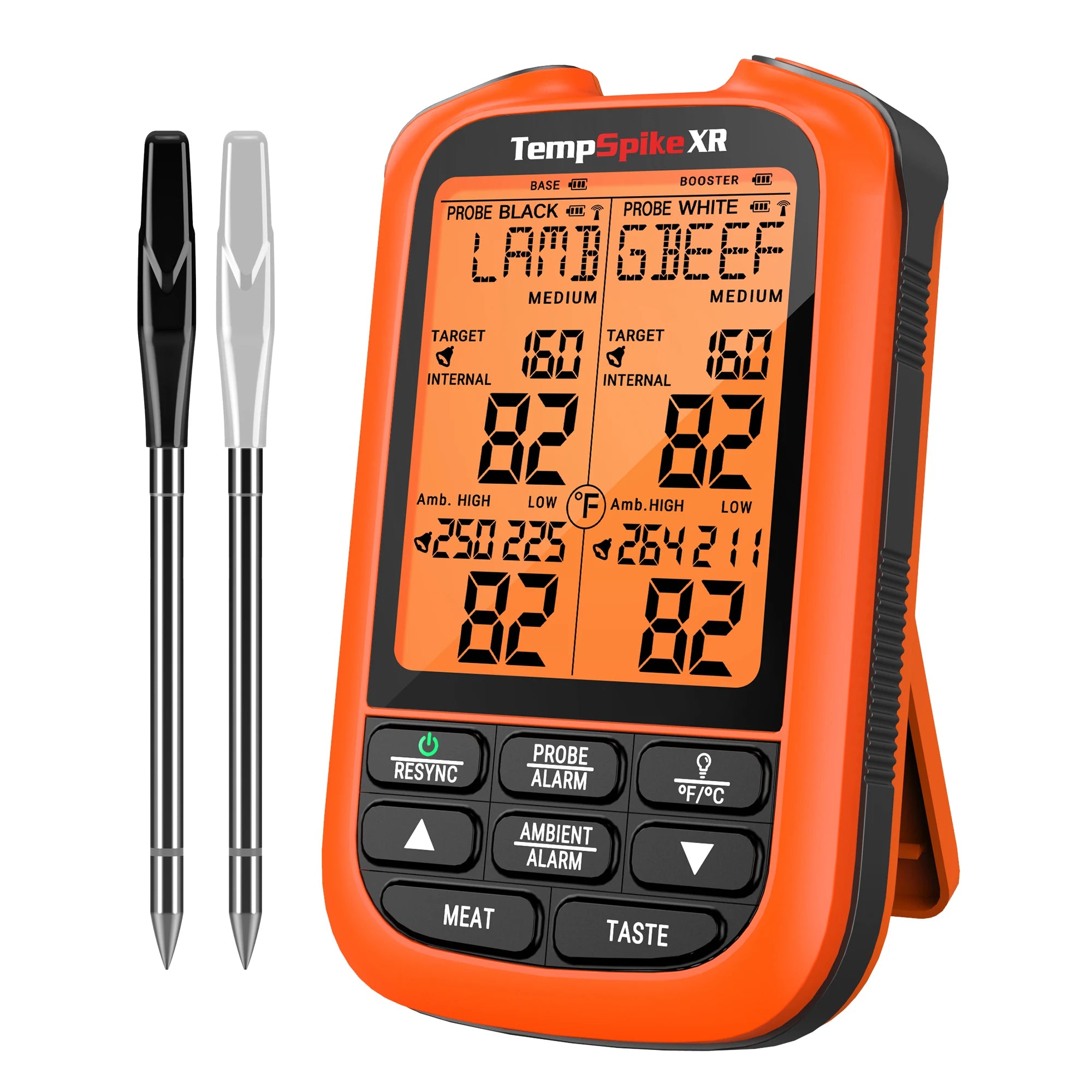 TempSpike 1000FT Wireless Thermometer with 2 Upgraded Ultra-Thin Probe Kitchen Food Thermometer for Cooking Oven Safe BBQ Grill