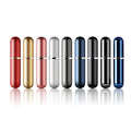 Wholesale Customizable 5ml Minisize Cosmetic Glass Perfume Bottle 1000pcs Refillable Pump Sprayer Color Options Red Yellow