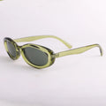 Trending Men Black Y2k Irregular Retro Uv400 Glasses Blue Glasses Oval Frame Cat Eye Glasses