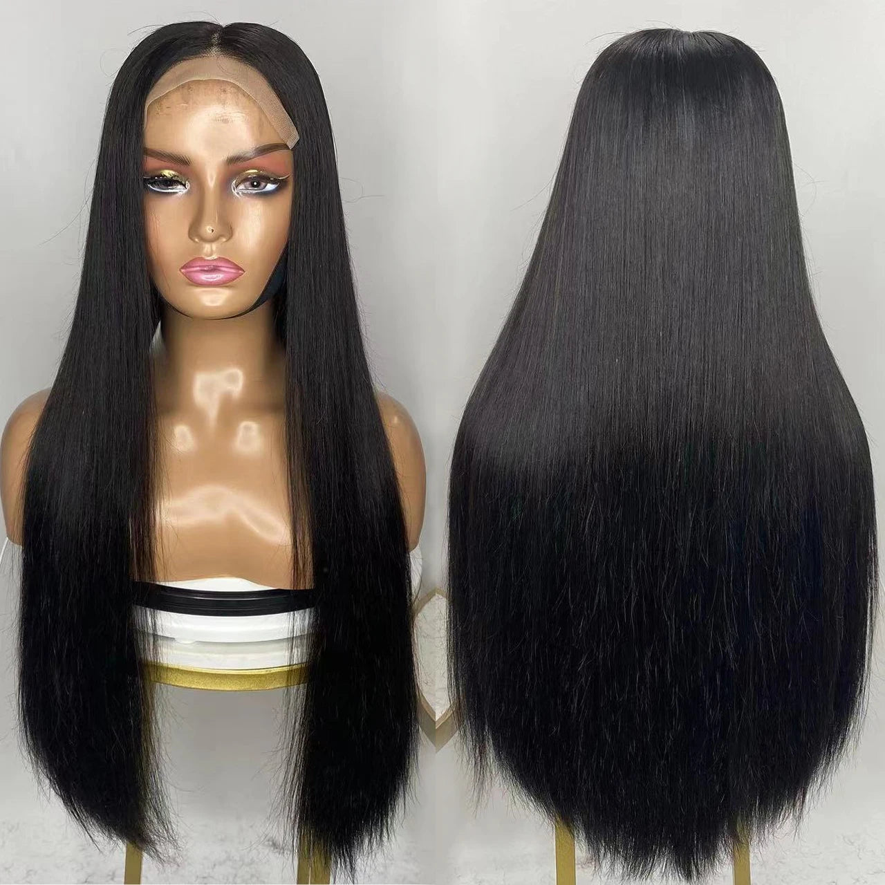 Wholesale 13x4 HD Lace Front Wig with Transparent Lace Cuticle Aligned Raw Virgin Brazilian Human Hair Glueless for Black Women