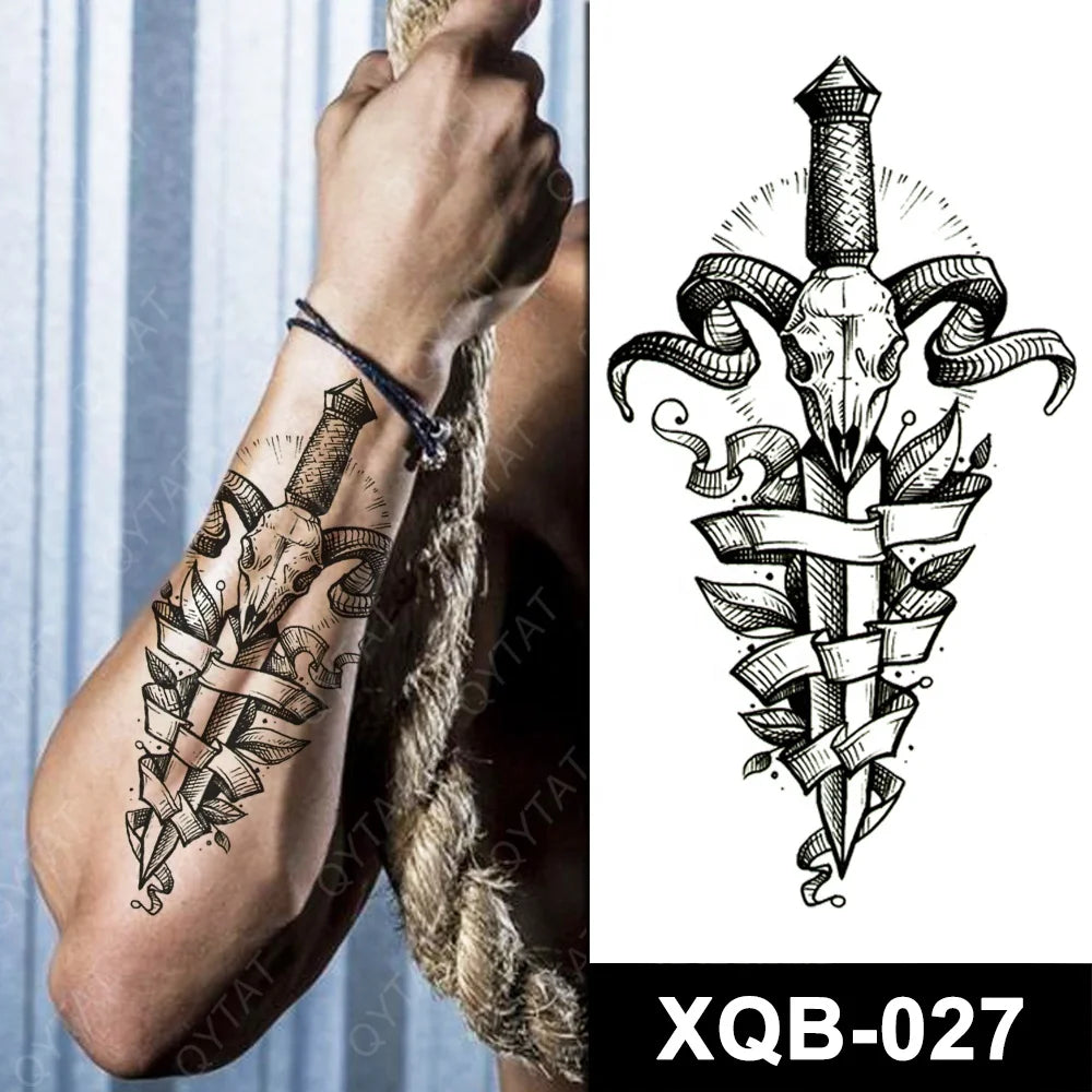 Hot Sale Non-toxic Water Transfer Color Printing Body Art Temporary Tatuagem