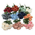 Wholesale Bulk 7 Heads Roses Silk Artificial Flowers Rose Bouquet for Wedding Decoration