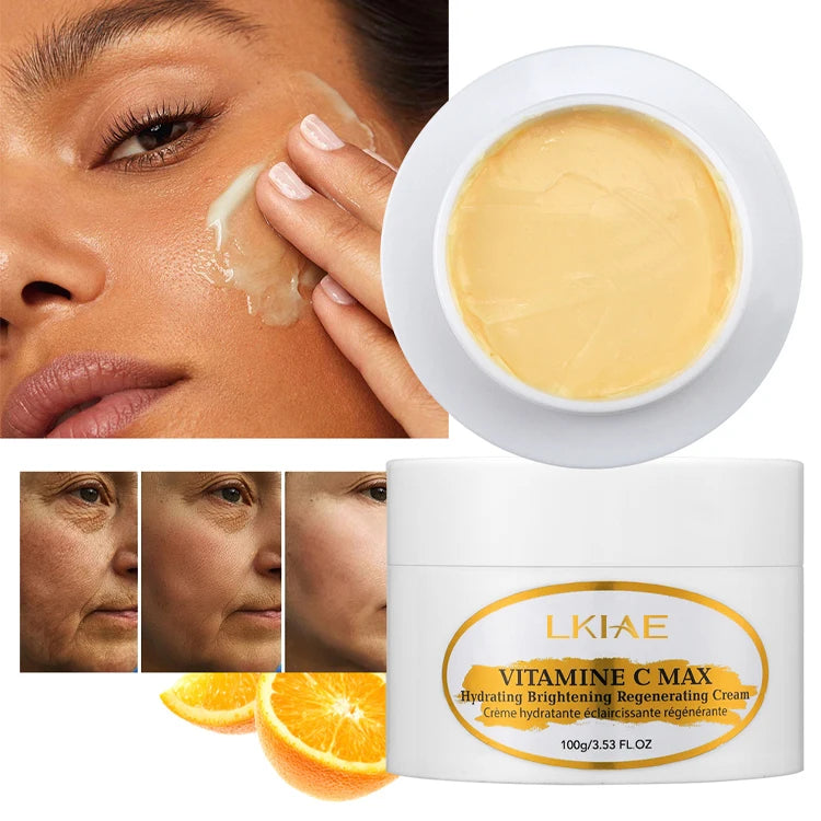 Best Selling Skin Care Products 5 Days Moisturizing Brightening Anti Aging 5% Vitamin C Whitening Face Cream for Women