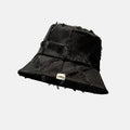 Women's Unisex Casual Spring Fisherman Hat Distressed Ruffled Design for Beach Travel Sunscreen Bucket Hat for All