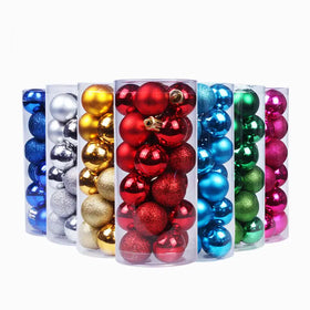 Factory Wholesale Christmas Tree Decoration Ornaments Shatterproof Plastic Xmas Balls Christmas Ball