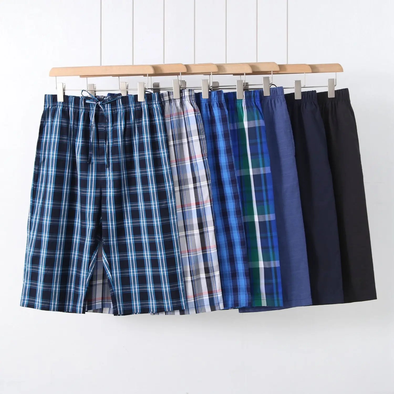 New Spring/Summer Men's Pajama Pants Large Relaxed Middle Pants Breathable Home Pants