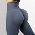 P799 Women's Seamless High Waist Push-up Yoga Leggings Hot Sale Gym Pants Elastic Waist Closure Butt Scrunch Legging for Fitness