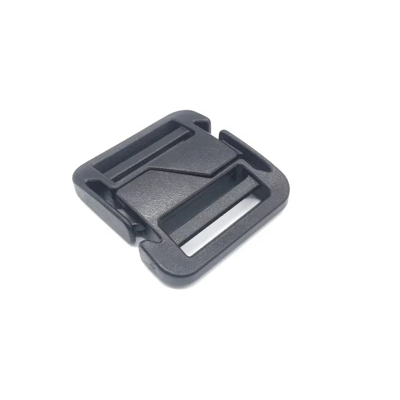 High Quality POM Plastic Pull Regulator Side Quick Profile Plastic Side Release Buckle Backpack Accessories