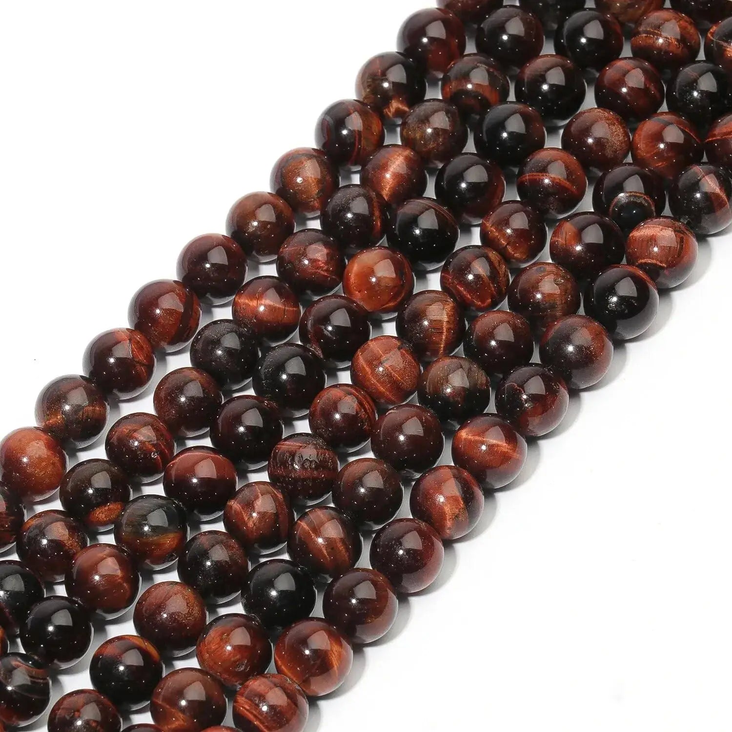 Wholesale 8mm Natural Loose Gemstone Purple Gold Tiger Eye Stone Beads Pattern Oeil De Tigre Bead Making Bag 6mm 10mm Available