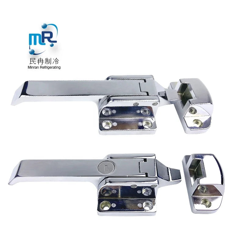 1-093 / 1-093-3K Zinc Alloy Door Handle Lock for Refrigerator Freezer Cold Room Workshop Plane Doors