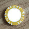 Custom Crown Golf Poker Chips with Sticker Logo Monte Carlo Design Clay Material Ball Marker