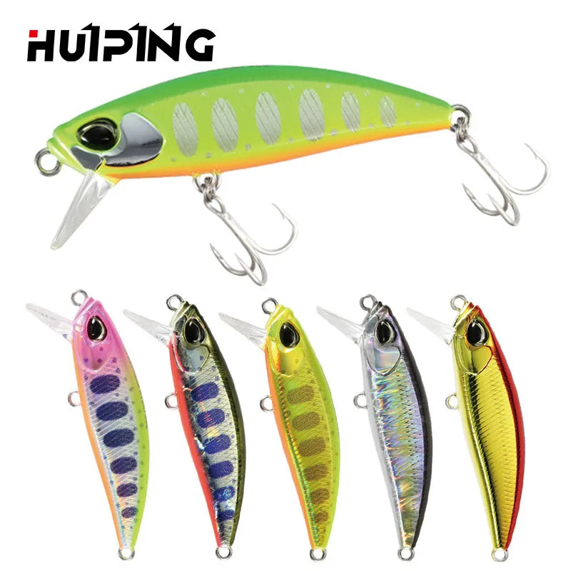 48mm 6.5g Minnow Lure Sinking Fishing Freshwater Trout Pike Lure Japan Fishing Lure Pesca Artificial Hard Bait Minnow MegaBDM