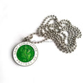 Saint St Christopher Protect Us Silver Medal Charm Pendant Necklace Manufacturer 20mm 25mm