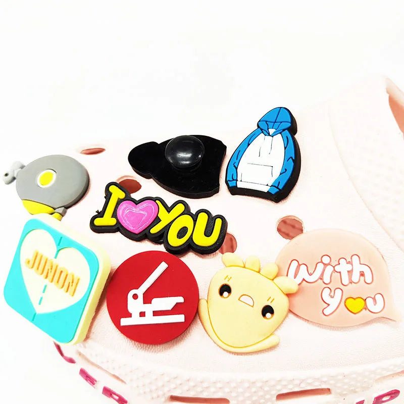 Wholesale Custom PVC Charms for Clothing Accessories Personalised Shoe Charm with Free Sample