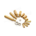 HXL HXL-A706 ISO9001 Certified M2-M10 Titanium Alloy Zinc Male/Female Hex Electrical Standoffs