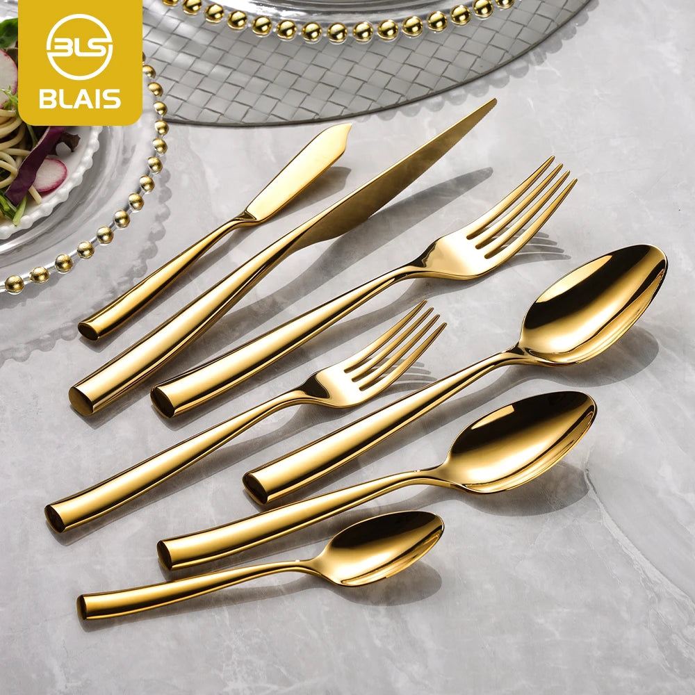 High Quality Heavy Bulk 18/10 Stainless Steel Flatware Cutlery Set Eco-Friendly Contemporary Style Giveaways