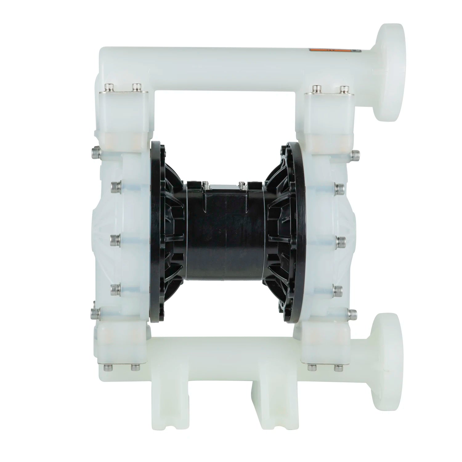 HYPV 2 Inch Plastic Chemical Micro Air Operated Pneumatic Double Diaphragm Pump CE Certified Stainless Steel Seals High Flow