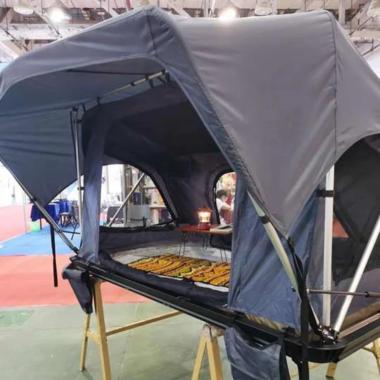 LLOYDBERG L-ST1000 4WD Overland Aluminum Frame Roof Top Tent Rainproof Waterproof Lightweight Cotton Fabric Four-Season Car