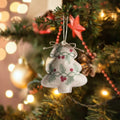2026 AYOYO Christmas Sackcloth Hanging Christmas Tree Embellishments Small Pendant Printing Pentagram