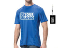 Custom Print Quick Dry  Workout Shirts for Men Moisture Wicking Quick Dry Active Athletic Men's Gym Performance T Shirts