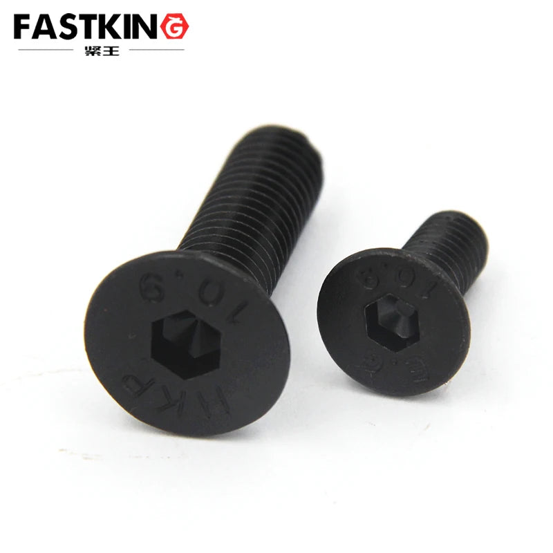 DIN7991 Eco Friendly Black Zinc Grade 10.9 Countersunk Hexagon Socket Screw